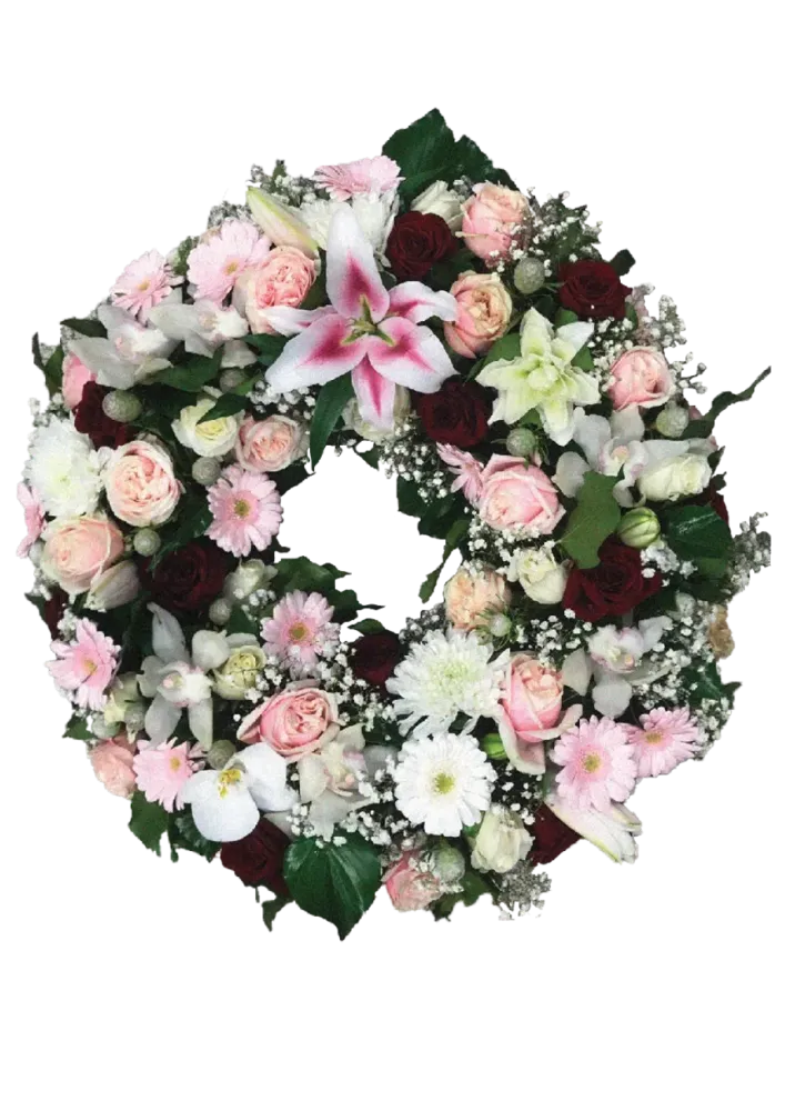 Couronne florale à  Aix-en-Provence